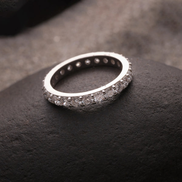 1.22 CT Total Round Lab-Grown Diamond Eternity Band Ring