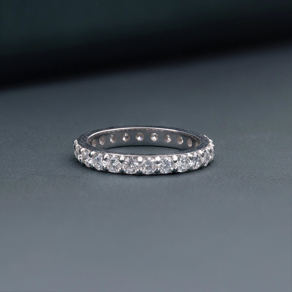 1.22 CT Total Round Lab-Grown Diamond Eternity Band Ring