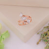 1.77 CT Total Pear & Marquise Lab-Grown Diamond Open Wrap Ring