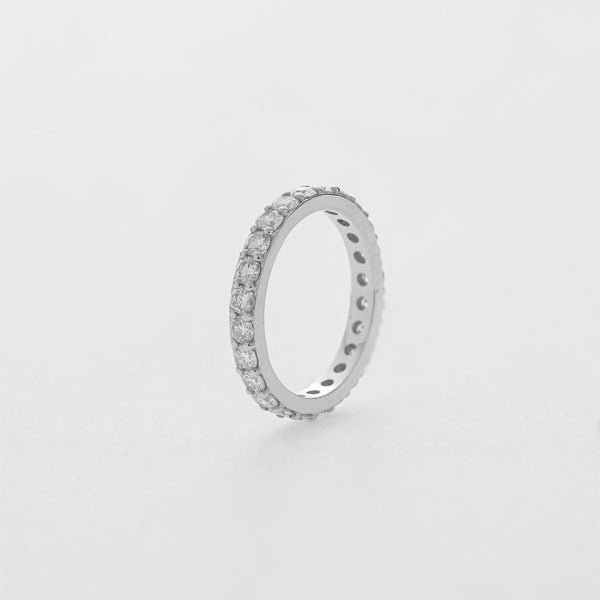1.22 CT Total Round Lab-Grown Diamond Eternity Band Ring