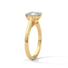 0.90 CT Princess Cut Lab-Grown Diamond Solitaire Ring