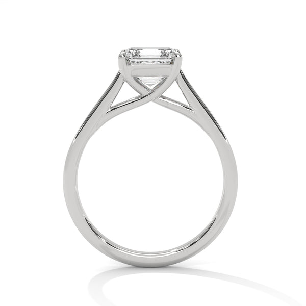 0.90 CT Princess Cut Lab-Grown Diamond Solitaire Ring