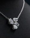 3.77 CTW Multi-Shape Lab-Grown Diamond Pendant Necklace in Gold