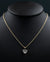 1.00 CTW Heart Cut Solitaire Lab-Grown Diamond Pendant Necklace in Gold