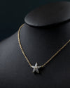0.50 CTW Floral Marquise Lab-Grown Diamond Pendant Necklace