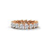 4.25 CT Heart Shape Lab-Grown Diamond Eternity Band Ring
