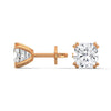2.50 CT Cushion Cut CVD Lab-Grown Diamond Stud Earrings