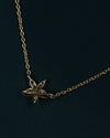 0.50 CTW Floral Marquise Lab-Grown Diamond Pendant Necklace