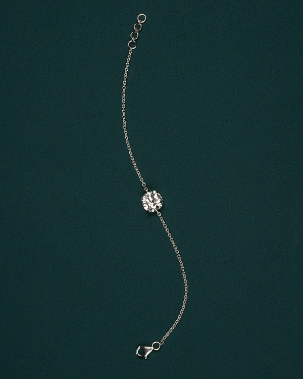 2.51 CT Round Brilliant CVD Lab-Grown Diamond Solitaire Bracelet