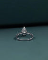 2.73 CT Pear Cut CVD Lab-Grown Diamond Bridal Ring