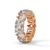 11.25 CT Multi-Shape Lab-Grown Diamond Eternity Band Ring
