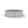 4.04 CT Princess & Round Lab-Grown Diamond Eternity Band Ring
