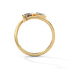 2.00 CT Marquise Lab-Grown Diamond Twin Stone Open Ring