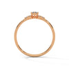 0.38 CT Marquise & Round Lab-Grown Diamond Three-Stone Ring