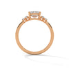 2.19 CT Emerald Cut Lab-Grown Diamond Three-Stone Ring