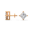 2.50 CT Princess Cut CVD Lab-Grown Diamond Stud Earrings