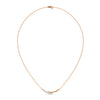 0.20 CT Curved Bar Lab-Grown Diamond Pendant Necklace in Gold