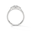 1.36 Ct Total Emerald Cut CVD Lab-Grown Diamond Three-Stone Ring