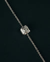2.22 CTW Asscher Cut Diamond Solitaire Bracelet