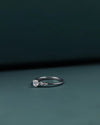 0.42 CT Round Cut Lab-Grown Diamond Three Stone Ring
