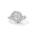 1.35 CT Round Lab-Grown Diamond Halo Twist Ring