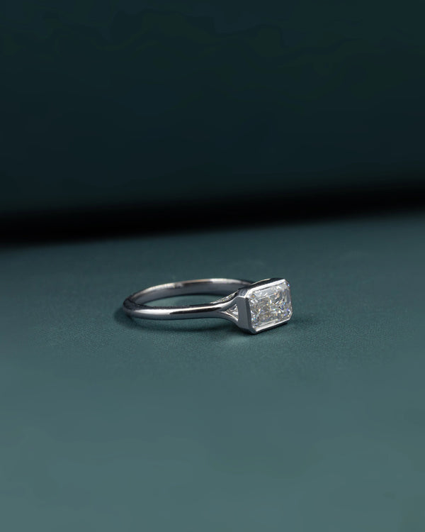 2.03 CTW Emerald Cut CVD Lab-Grown Diamond Solitaire Ring