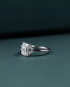 2.44 CTW Radiant Cut Three Stone Lab-Grown Diamond Ring in Gold