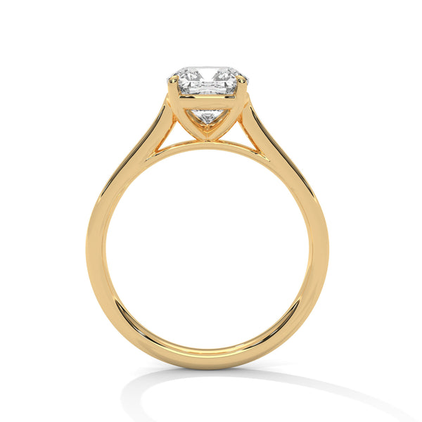 2.00 CT Cushion Cut Lab-Grown Diamond Solitaire Engagement Ring