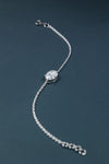 2.07 CT Oval Cut CVD Lab-Grown Diamond Solitaire Bracele