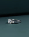 2.81 CTW Three Stone Princess & Pear Cut Lab-Grown Diamond Engagement Ring