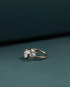 3.07 CTW Round Cut CVD Lab-Grown Diamond Bypass Open Ring
