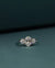 2.89 CTW Oval Cut Lab-Grown Diamond Floral Solitaire Ring
