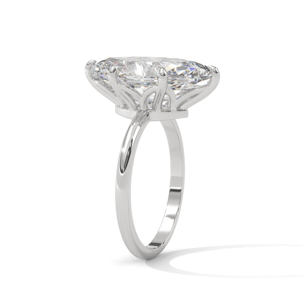 4.60 CT Marquise Cut Lab-Grown Diamond Solitaire Ring