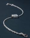 2.03 Carat Emerald Cut Lab-Grown Diamond Solitaire Bracelet