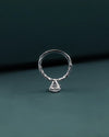2.17 CT Oval Cut CVD Lab-Grown Diamond Twisted Pavé Solitaire Ring