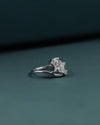 1.14 CTW Princess Cut Lab-Grown Diamond Bypass Engagement