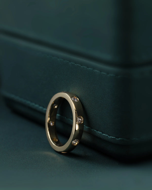 1.14 CTW Round Cut Bezel-Set CVD Lab-Grown Diamond Band Ring