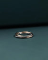 0.18 CTW Minimal Pave Diamond Curved Ring in Gold