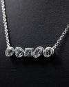 3.23 CTW Multi-Shape Bezel Set Lab-Grown Diamond Necklace