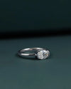 1.01 CT Oval Cut CVD Lab-Grown Diamond Solitaire Ring