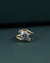 1.65 CTW Oval Cut Diamond Bypass Ring