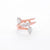 1.13 CT Total Pear & Marquise Lab-Grown Diamond Open Wrap Ring