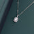 1.30 CT Emerald Cut Halo Lab-Grown Diamond Pendant