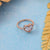 0.90 CT Total Pear Lab-Grown Diamond Double Heart Halo Ring