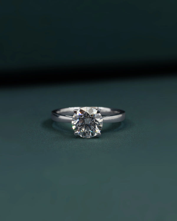 2.33 CTW Round Brilliant CVD Lab-Grown Diamond Solitaire Ring