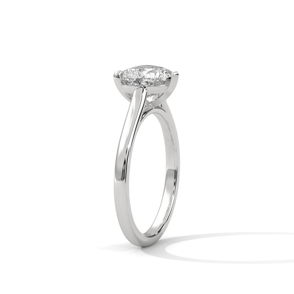 2.00 CT Heart Shape Lab-Grown Diamond Solitaire Ring
