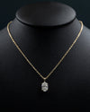 1.71 CTW Oval CVD Lab-Grown Diamond Solitaire Pendant Necklace