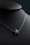 0.50 CTW Floral Marquise Lab-Grown Diamond Pendant Necklace