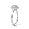 2.14 CT Total Oval Lab-Grown Diamond Halo Ring