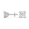 2.50 CT Cushion Cut CVD Lab-Grown Diamond Stud Earrings